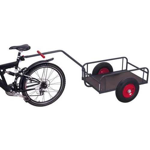 Dvojkolesové vozíky za bicykel, nafukovacie kolesá