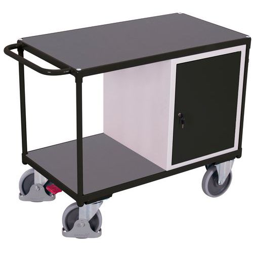 Dielenské vozíky so skrinkou, 93 x 119 x 60 cm