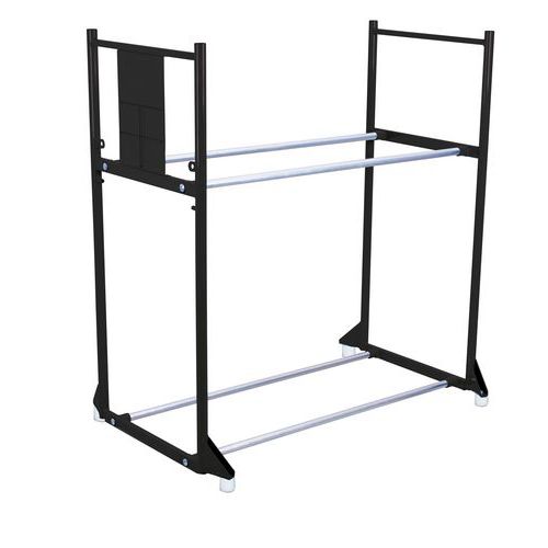 Stojany na pneu, 2 poschodia, do 300 kg, 120,5 x 75 x 132,5 cm