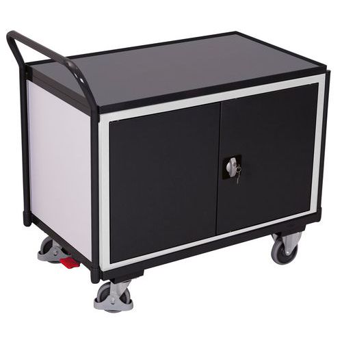Dielenský vozík so skrinkou, do 250 kg, 112,2 x 62,5 x 101 cm
