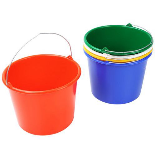 Plastové vedrá Manutan Expert, 5 x 12 l Plastové vedrá Manutan Expert, 5 x 12 l
