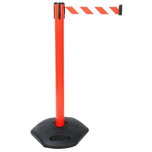 Vymedzovacie stĺpiky s pásom Manutan Expert Plastic, 2 m