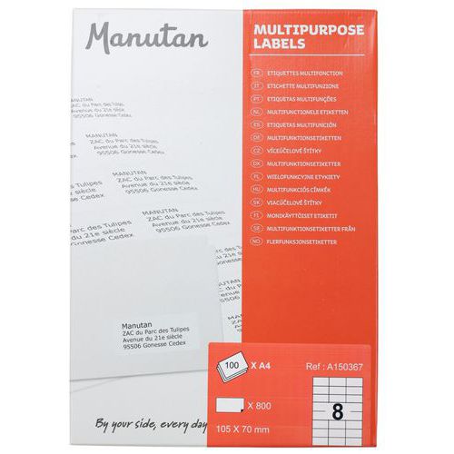 Samolepiace etikety Manutan Expert