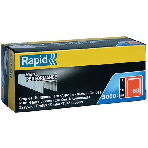 RAPID Spony do sponkovačky, pozinkované, balenie 5 000 ks