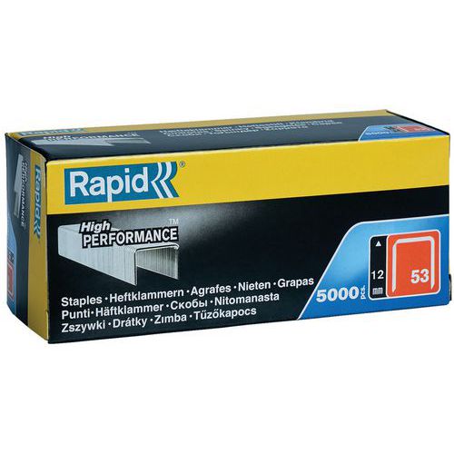 RAPID Spony do sponkovačky, pozinkované, balenie 5 000 ks