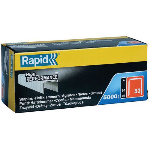 RAPID Spony do sponkovačky, pozinkované, balenie 5 000 ks
