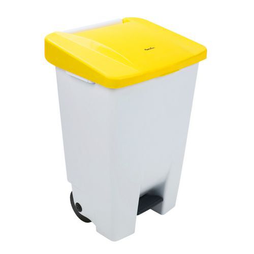 Plastové odpadkové koše Manutan Expert Handy, objem 80 l
