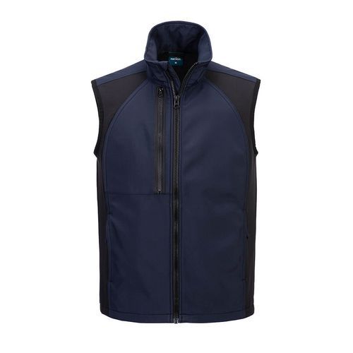 WX2 Eco Softshell Vesta (2L), tmavo modrá