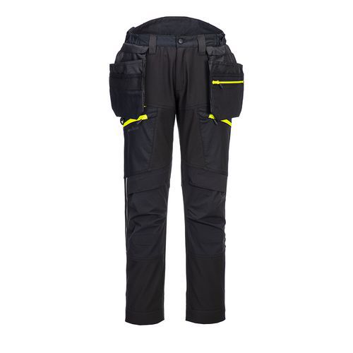 DX4  Holster Odnímateľné Softshell Nohavice, čierna