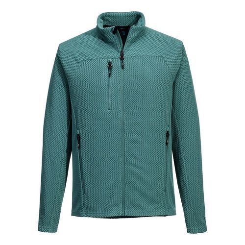 EV4 Texturovaný fleece, modrá/zelená