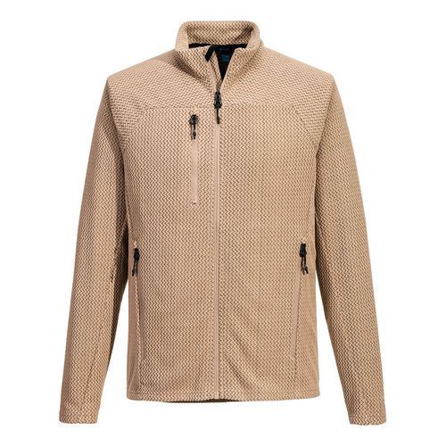 EV4 Texturovaný fleece, svetlohnedá