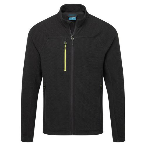 EV4 Texturovaný fleece, čierna