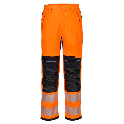 PW3 FR HVO pracovné nohavice, čierna/oranžová