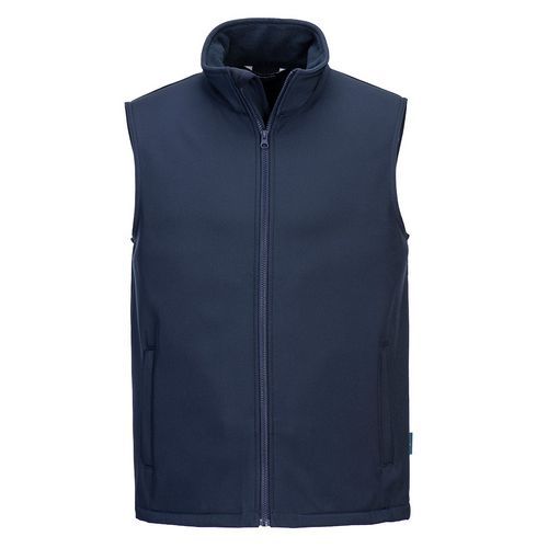 Print & Promo Softshell vesta (2L), tmavo modrá