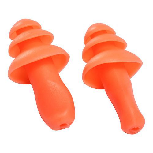 Opätovne použiteľné ušné štuple TPR (50párov), oranžová Opätovne použiteľné ušné štuple TPR (50párov), oranžová