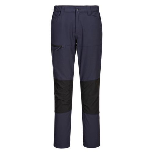 WX2 Strečové pracovné nohavice, čierna/modrá