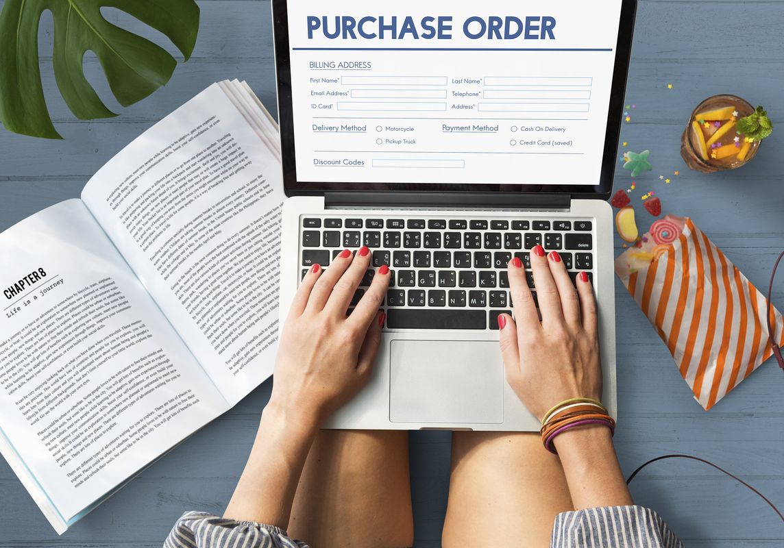 Invoice Billing Information Form Graphic Concept