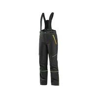 Nohavice CXS TRENTON, zimné softshell, detské, čierne s HV žlto/oranžové doplnky