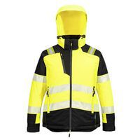 PW3 Dámska Zimná Hi-Vis Bunda, čierna/žltá