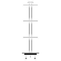 Otočný stĺp pre skrine Raaco, výška 176 cm