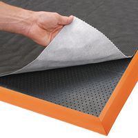Sorb Stance™ absorpčná rohož, čierna/oranžová, 91 x 163 x 2,1 cm