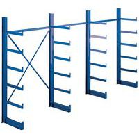 Konzolové regály a skladovanie objemného materiálu