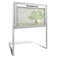 Magnetické vitríny Daisy, piestové jednokrídlové