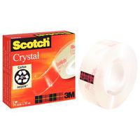 Lepiaca páska Scotch Crystal, 19 mm x 33 m, 8 ks