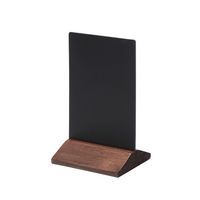 Kriedové stojančeky na menu, tmavohnedé