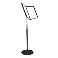 Držiak na dokumenty Djois s kovovým stojanom, 10 vreciek A4, čierna