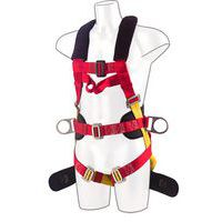 Portwest 3 bodový postroj Comfort Plus, červená