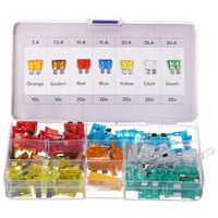 Súprava nožových automobilových poistiek MECHANIC FUSE SET 1, 5-30A, 120ks SIXTOL