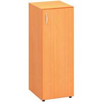 Stredné úzke skrine Alfa 500, 106,3 x 40 x 47 cm, s dvierkami – pravé vyhotovenie