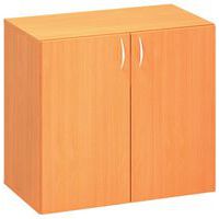 Nízke široké prístavné skrine k stolu Alfa 500, 74,2 x 80 x 47 cm, s dvierkami
