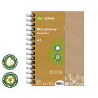 Bloky krúžkové ECO LUMA, 80 listov