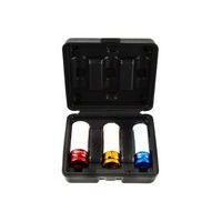 Rázové hlavice sada 3ks, 17/19/21 mm, GEKO