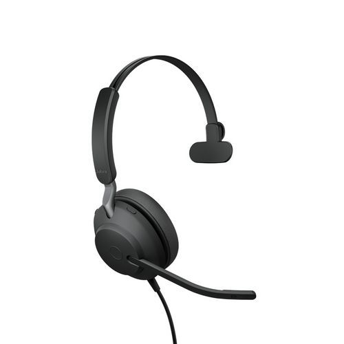 Káblová náhlavná súprava Jabra Evolve2 40, USB-A, MS MONO Káblová náhlavná súprava Jabra Evolve2 40, USB-A, MS MONO