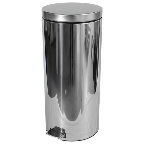 Kovové odpadkové koše Merida Clean, objem 30 l Kovové odpadkové koše Merida Clean, objem 30 l