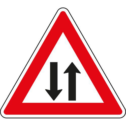 Dopravná značka Obojsmerná premávka (A9)
