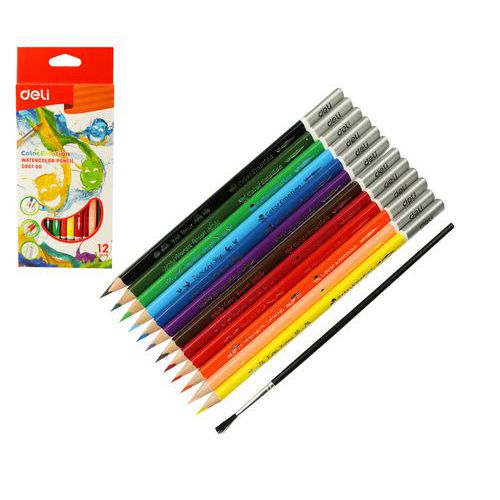 Pastelky DELI aquacolor 12 barev Color Emotion Pastelky DELI aquacolor 12 barev Color Emotion