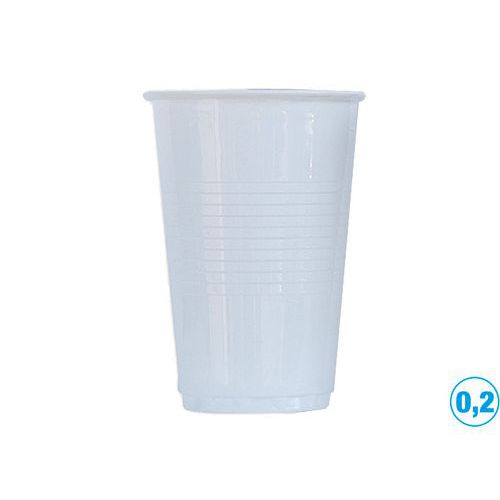 Kelímek 0,2l PP, bílý Kelímek 0,2l PP, bílý