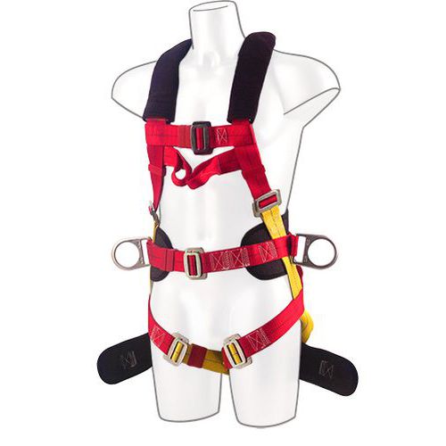 Portwest 3 bodový postroj Comfort Plus, červená Portwest 3 bodový postroj Comfort Plus, červená