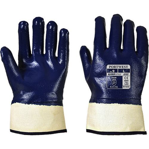 Nitrilové rukavice Safety Ccuff, modrá