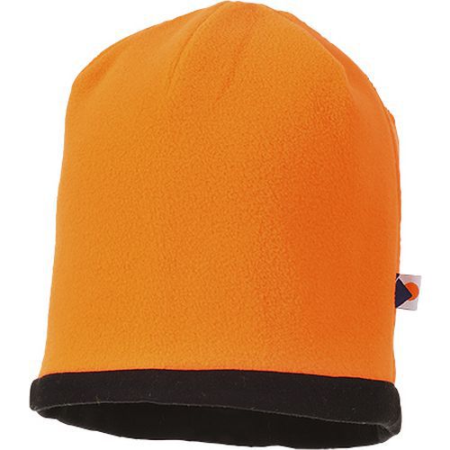 Čiapka Hi-Vis Beanie, čierna/oranžová Čiapka Hi-Vis Beanie, čierna/oranžová