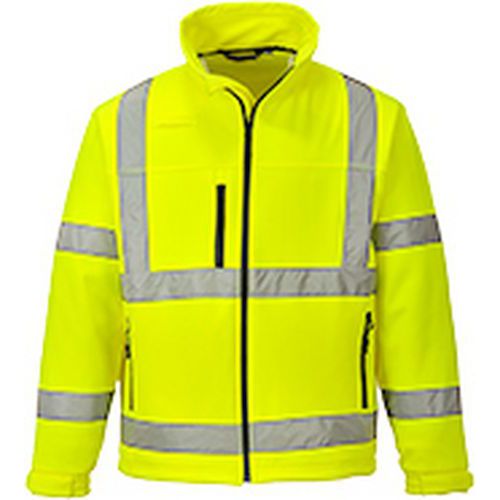 Refexná softshellová vetrovka Classic (3L), žltá Refexná softshellová vetrovka Classic (3L), žltá
