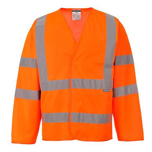 Reflexná blúza s dlhým rukávom, oranžová Reflexná blúza s dlhým rukávom, oranžová