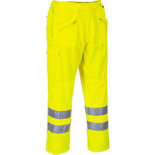 Hi-Vis nohavice Action, žltá, predĺženej Hi-Vis nohavice Action, žltá, predĺženej
