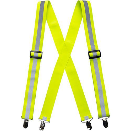 Hi-Vis nohavicové traky, žltá Hi-Vis nohavicové traky, žltá