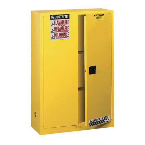 Skrine na horľaviny Justrite Sure-Grip® EX, 1 651 x 1 092 x 457 mm Skrine na horľaviny Justrite Sure-Grip® EX, 1 651 x 1 092 x 457 mm