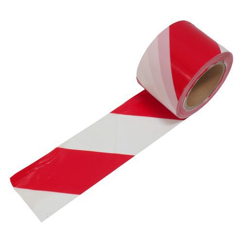 Páska výstražná, nelepiaca, červeno-biela